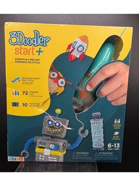 3Doodler Start+ Essentials 3D Pen Set For Ages 6-13 Kid-Safe